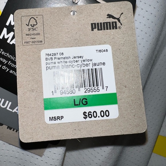 Puma BVB Prematch Jersey. - Picture 3 of 4